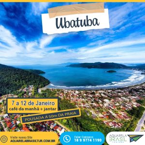 Férias de janeiro em UBATUBA